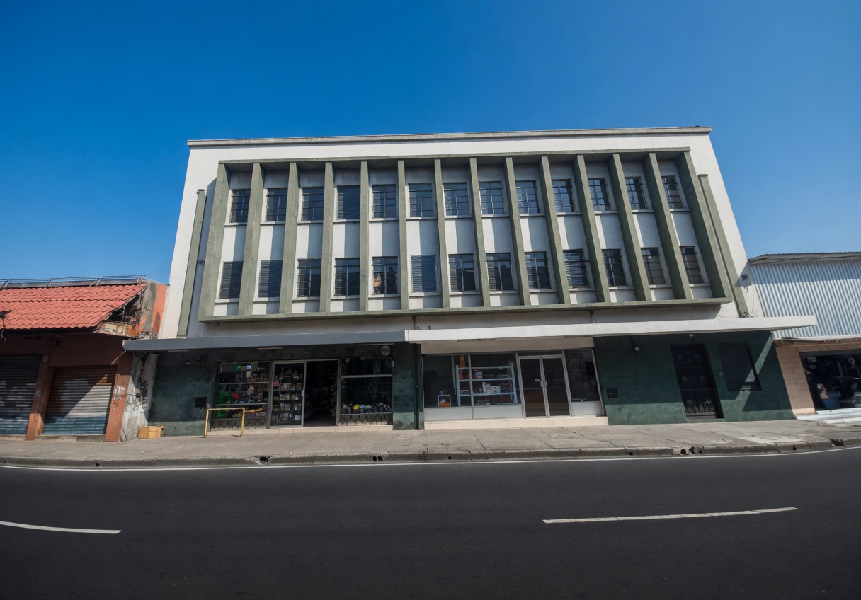 Edificio comercial de 3 plantas sobre 1ª Calle Poniente, Barrio Santa Lucía, San Salvador